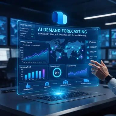 How AI Is Changing Demand Forecasting in the Supply Chain: A Look at the Microsoft Dynamics 365 Demand Planning App