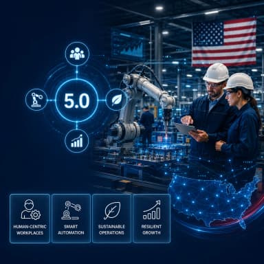 The Industry 5.0 Transformation Playbook for USA Manufacturers in 2026