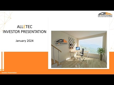 Alletec Investors Call January 31, 2024